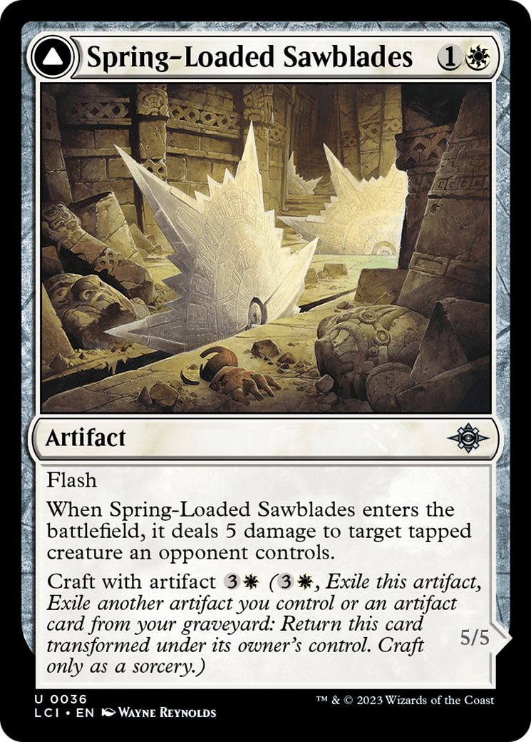 Spring-Loaded Sawblades // Bladewheel Chariot [The Lost Caverns of Ixalan] | Magic Magpie