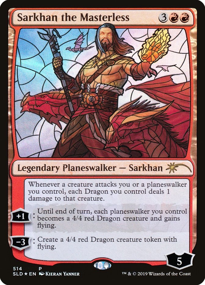 Sarkhan the Masterless (Stained Glass) [Secret Lair Drop Promos] | Magic Magpie