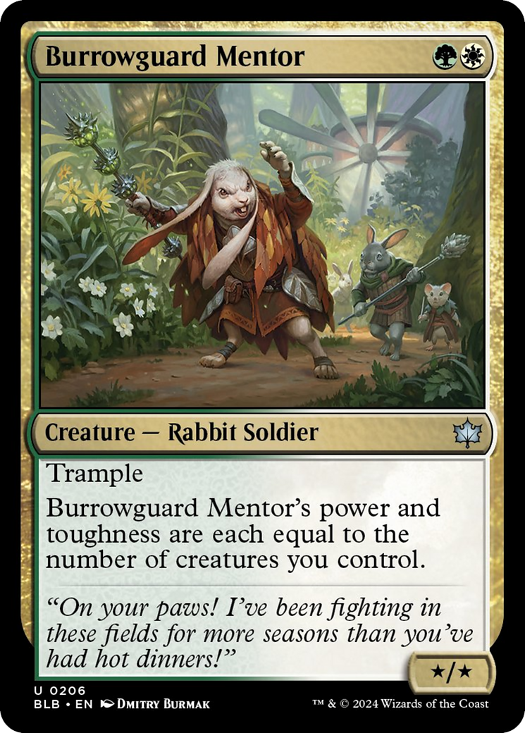 Burrowguard Mentor [Bloomburrow] | Magic Magpie