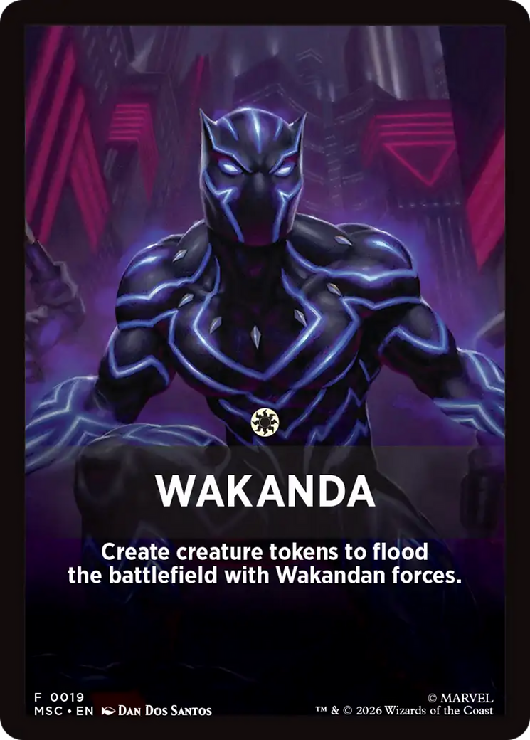 Wakanda Theme Card [Marvel Super Heroes Commander] | Magic Magpie