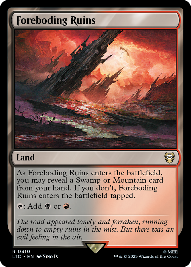 Foreboding Ruins [The Lord of the Rings: Tales of Middle-Earth Commander] | Magic Magpie