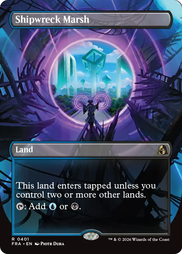 Shipwreck Marsh (Borderless) [Reality Fracture] | Magic Magpie
