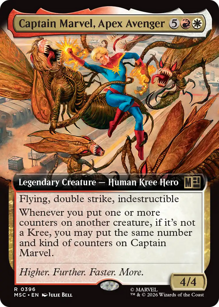 Captain Marvel, Apex Avenger (Extended Art) [Marvel Super Heroes Commander] | Magic Magpie