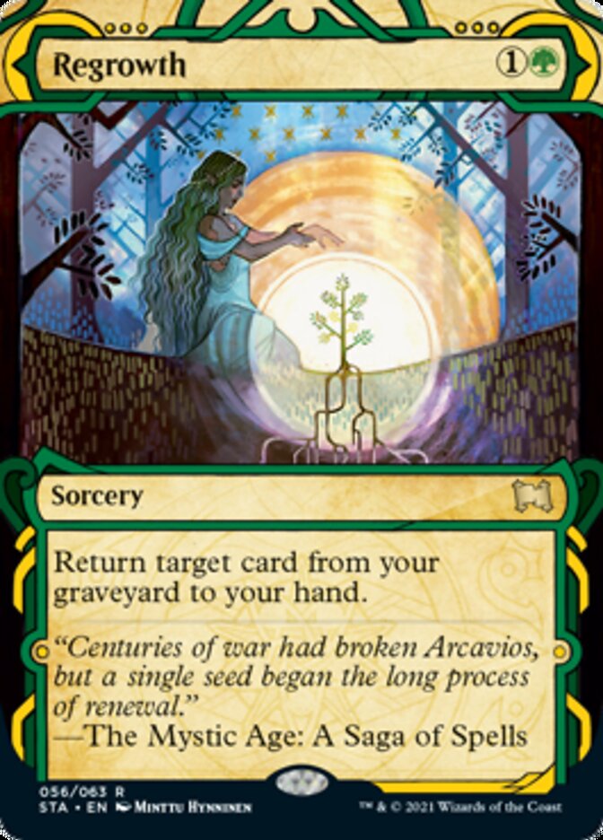 Regrowth (Foil Etched) [Strixhaven: Mystical Archive] | Magic Magpie