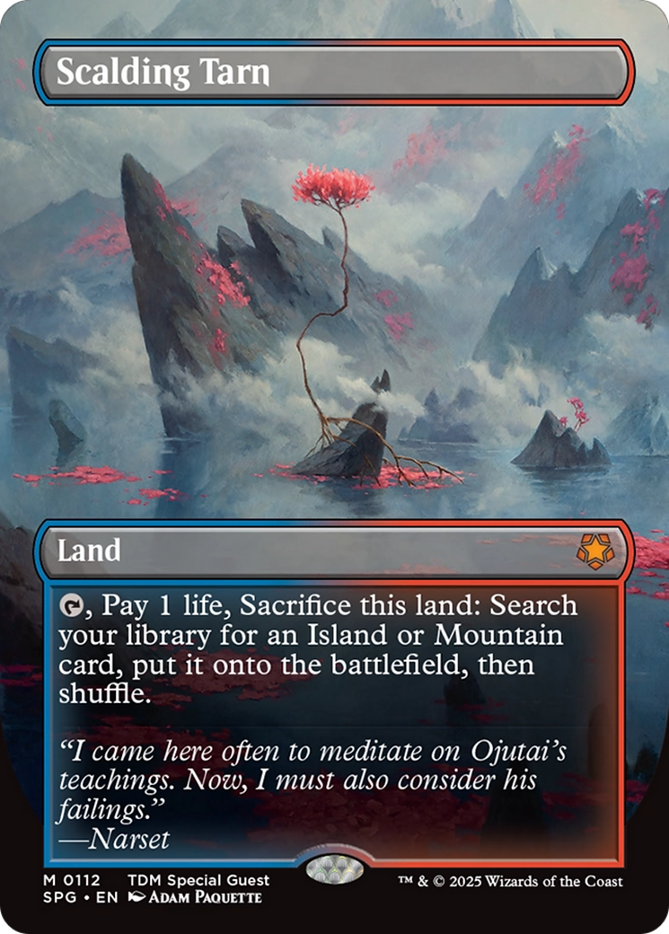 Scalding Tarn (Borderless) [Tarkir: Dragonstorm Special Guests] | Magic Magpie