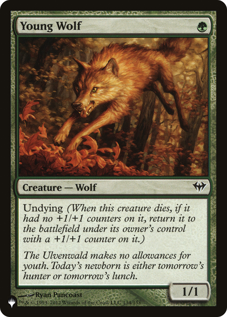 Young Wolf [The List Reprints] | Magic Magpie