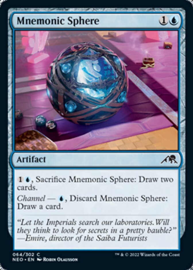 Mnemonic Sphere [Kamigawa: Neon Dynasty] | Magic Magpie