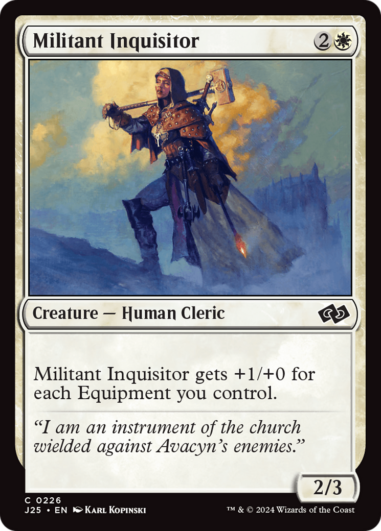 Militant Inquisitor [Foundations Jumpstart] | Magic Magpie