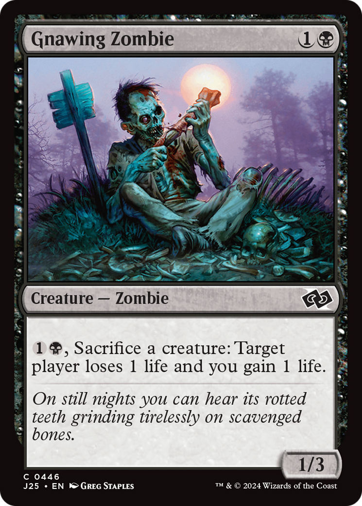 Gnawing Zombie [Foundations Jumpstart] | Magic Magpie