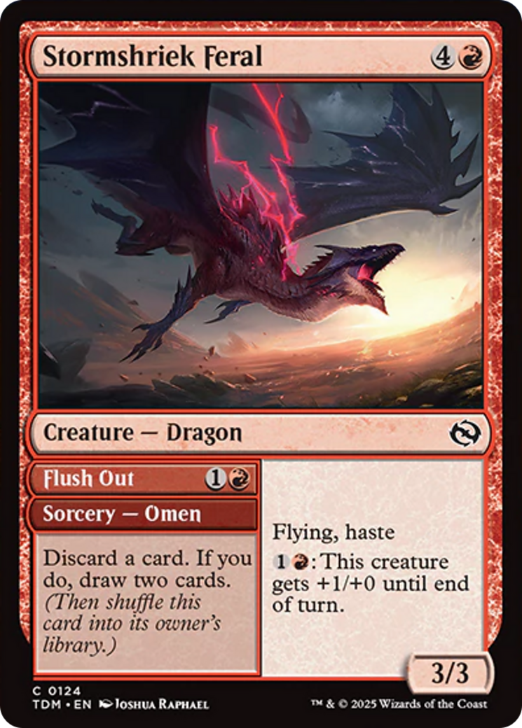 Stormshriek Feral [Tarkir: Dragonstorm] | Magic Magpie