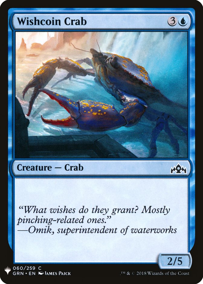 Wishcoin Crab [Mystery Booster] | Magic Magpie