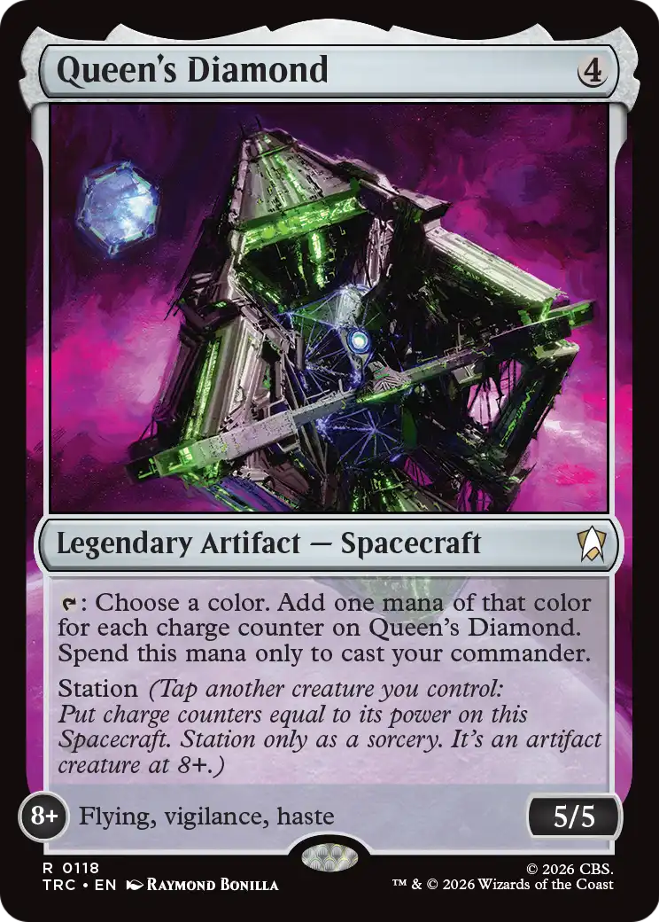 Queen's Diamond (Surge Foil) [Star Trek Commander] | Magic Magpie