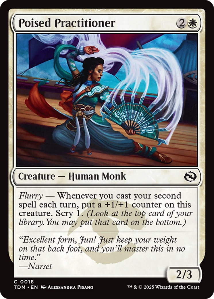 Poised Practitioner [Tarkir: Dragonstorm] | Magic Magpie