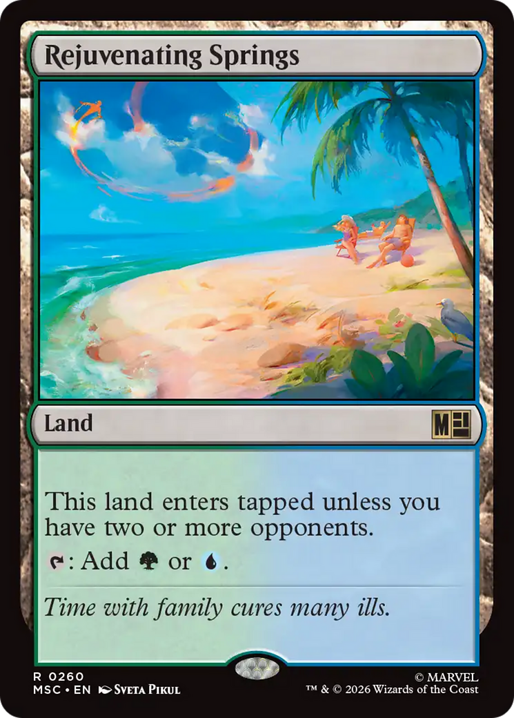 Rejuvenating Springs (Surge Foil) [Marvel Super Heroes Commander] | Magic Magpie