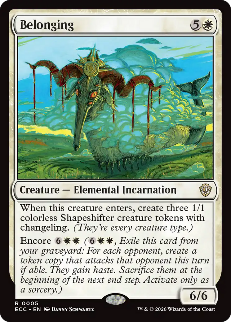 Belonging [Lorwyn Eclipsed Commander] | Magic Magpie