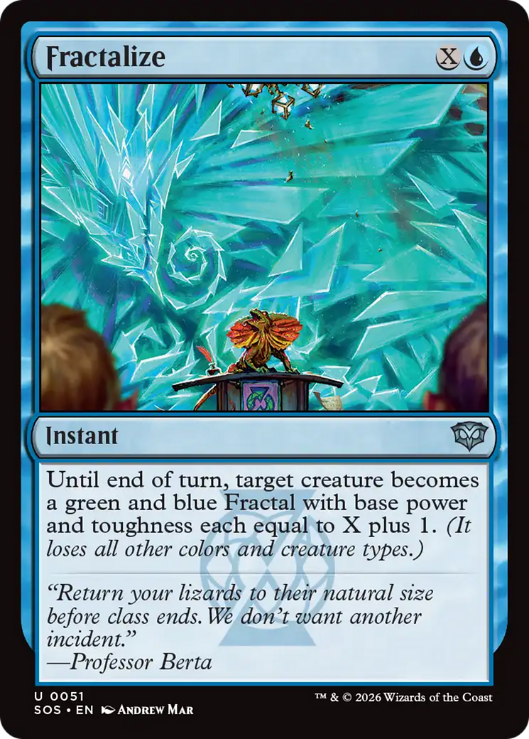 Fractalize [Secrets of Strixhaven] | Magic Magpie