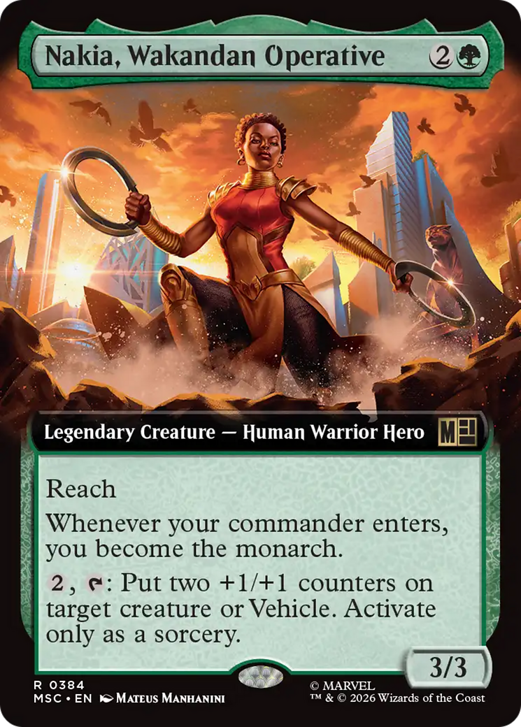 Nakia, Wakandan Operative (Extended Art) [Marvel Super Heroes Commander] | Magic Magpie
