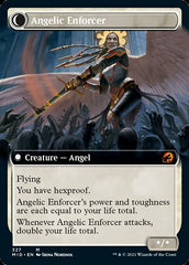 Enduring Angel // Angelic Enforcer (Extended Art) [Innistrad: Midnight Hunt] | Magic Magpie