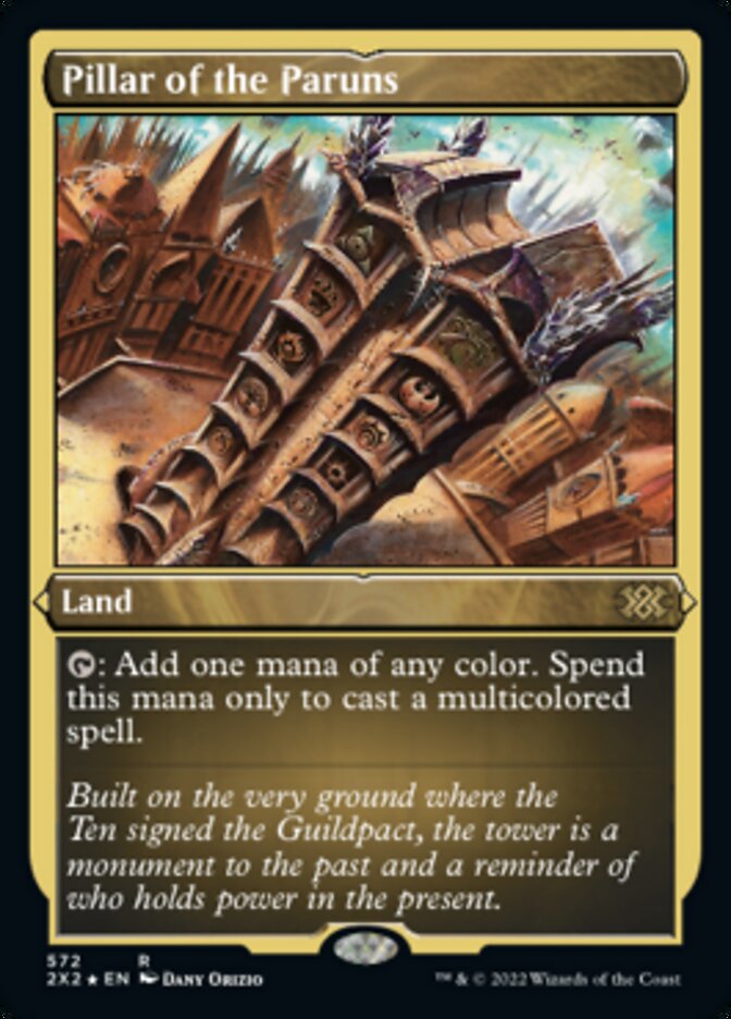 Pillar of the Paruns (Foil Etched) [Double Masters 2022] | Magic Magpie