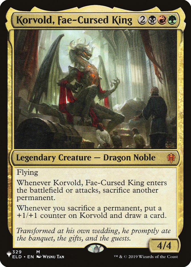 Korvold, Fae-Cursed King [The List] | Magic Magpie