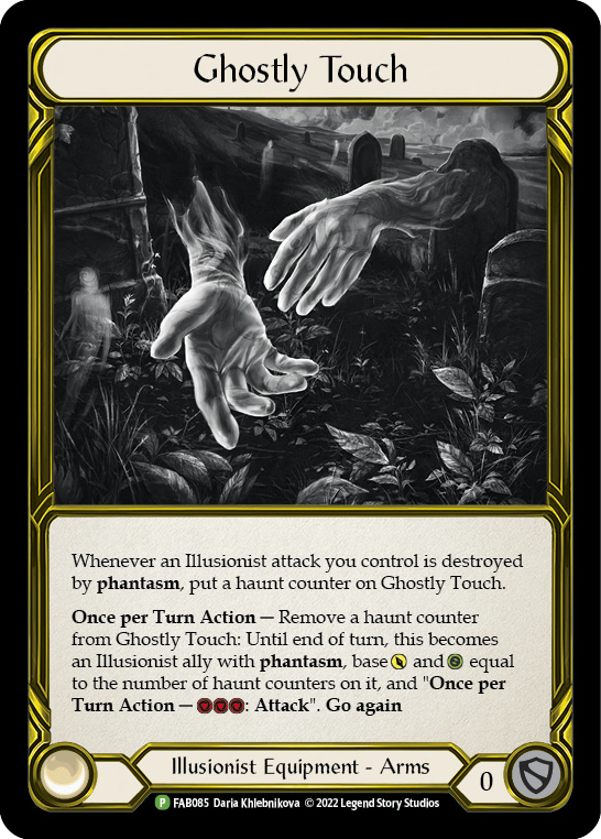 Ghostly Touch (Golden) [FAB085] (Promo)  Cold Foil | Magic Magpie