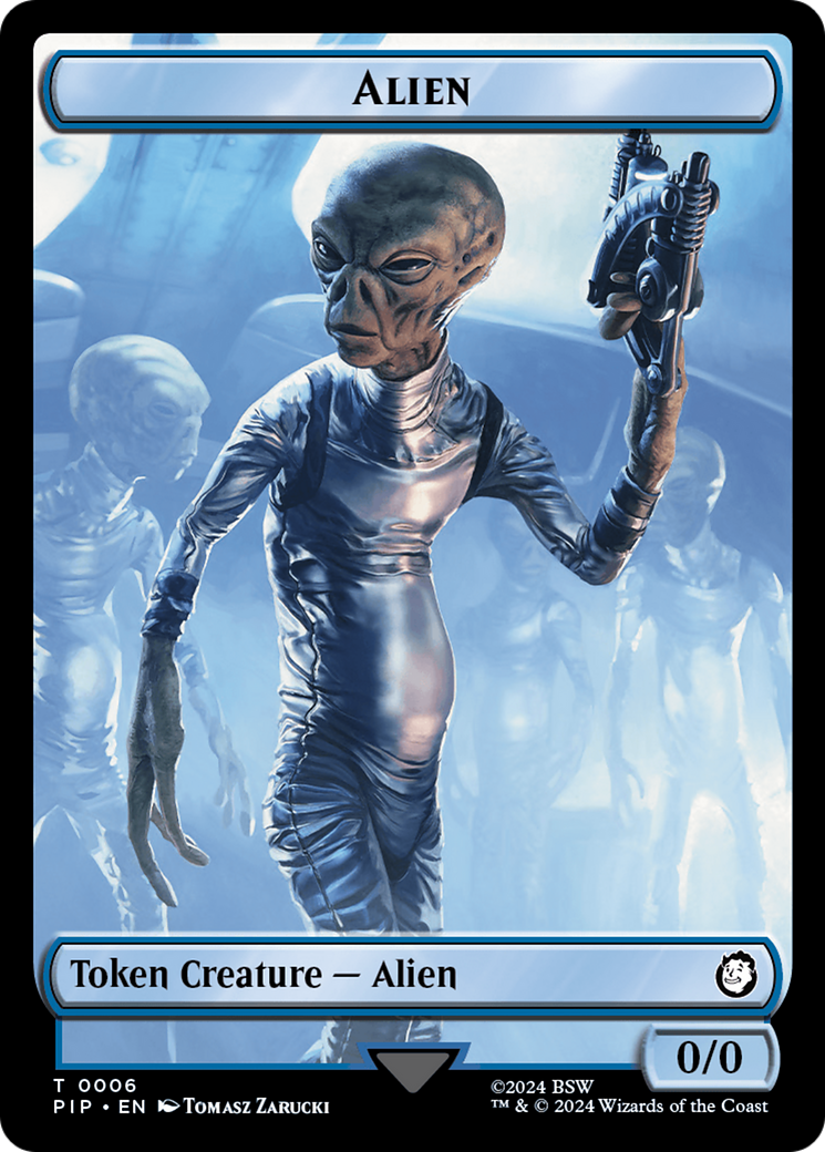 Food (0014) // Alien Double-Sided Token [Fallout Tokens] | Magic Magpie