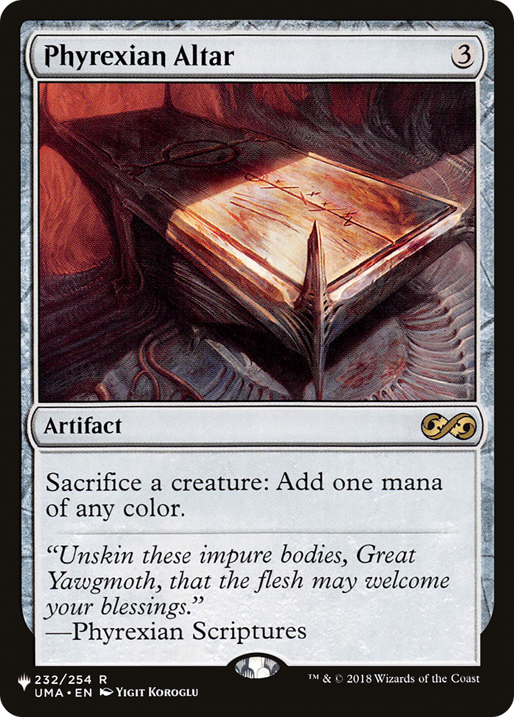 Phyrexian Altar [The List] | Magic Magpie
