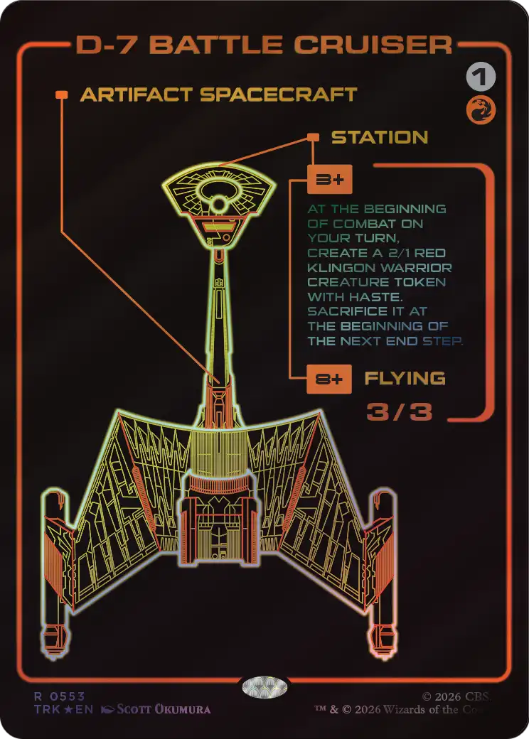 D-7 Battle Cruiser (Showcase) [Star Trek] | Magic Magpie