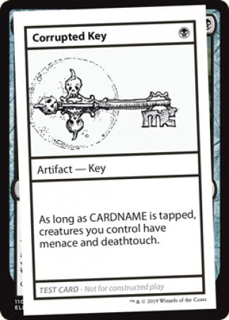 Corrupted Key (2021 Edition) [Mystery Booster Playtest Cards] | Magic Magpie