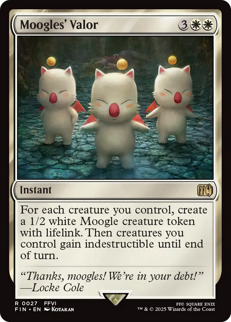 Moogles' Valor [FINAL FANTASY] | Magic Magpie