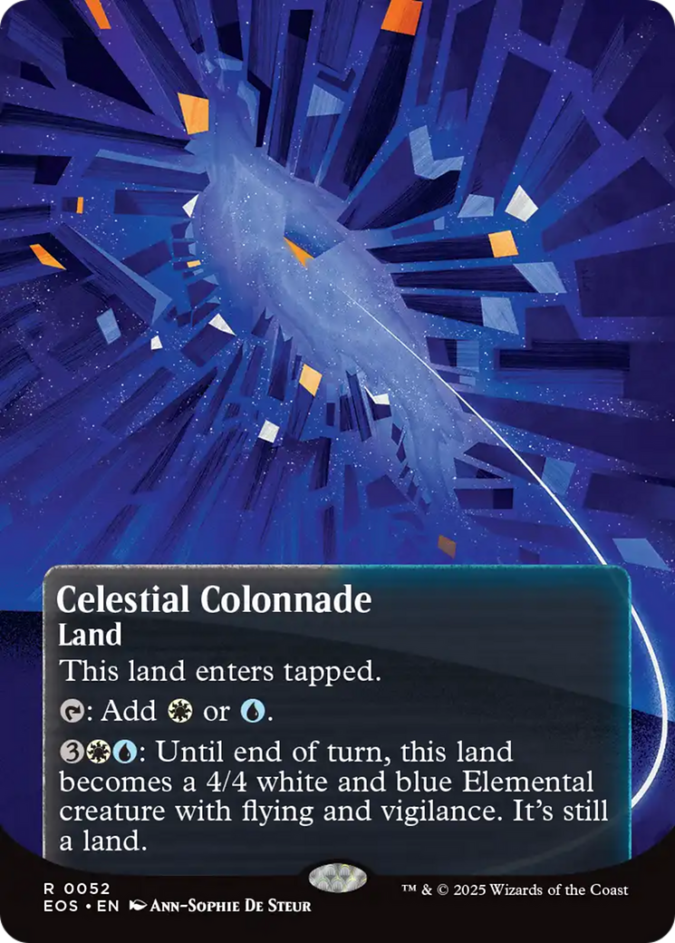 Celestial Colonnade (0052) (Borderless) [Edge of Eternities: Stellar Sights] | Magic Magpie