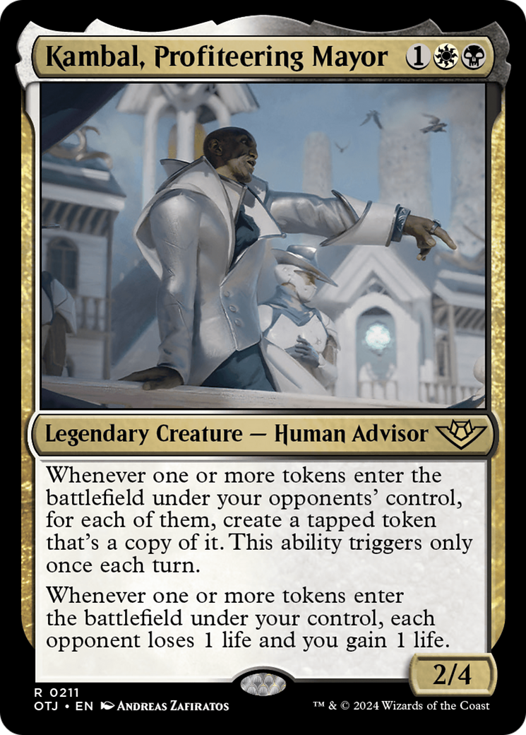 Kambal, Profiteering Mayor [Outlaws of Thunder Junction] | Magic Magpie