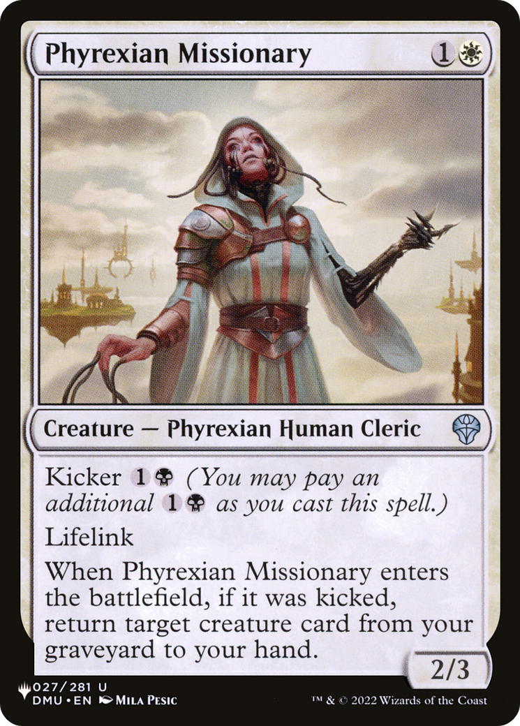 Phyrexian Missionary [The List Reprints] | Magic Magpie