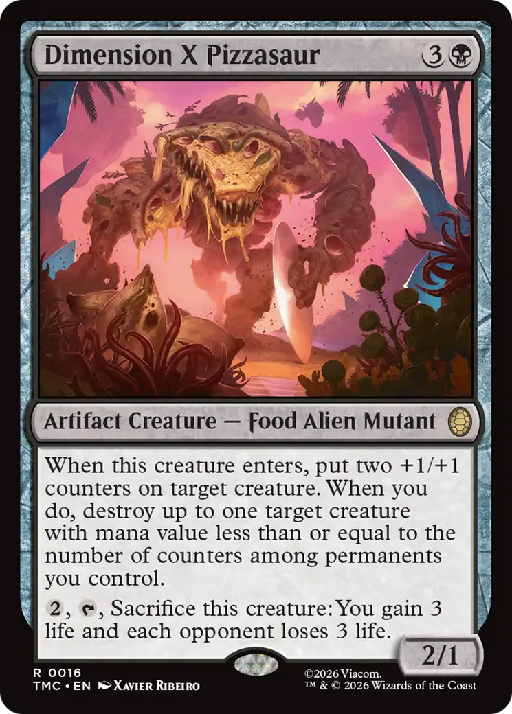 Dimension X Pizzasaur [Teenage Mutant Ninja Turtles Commander] | Magic Magpie