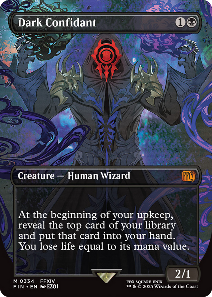 Dark Confidant (Borderless) [FINAL FANTASY] | Magic Magpie