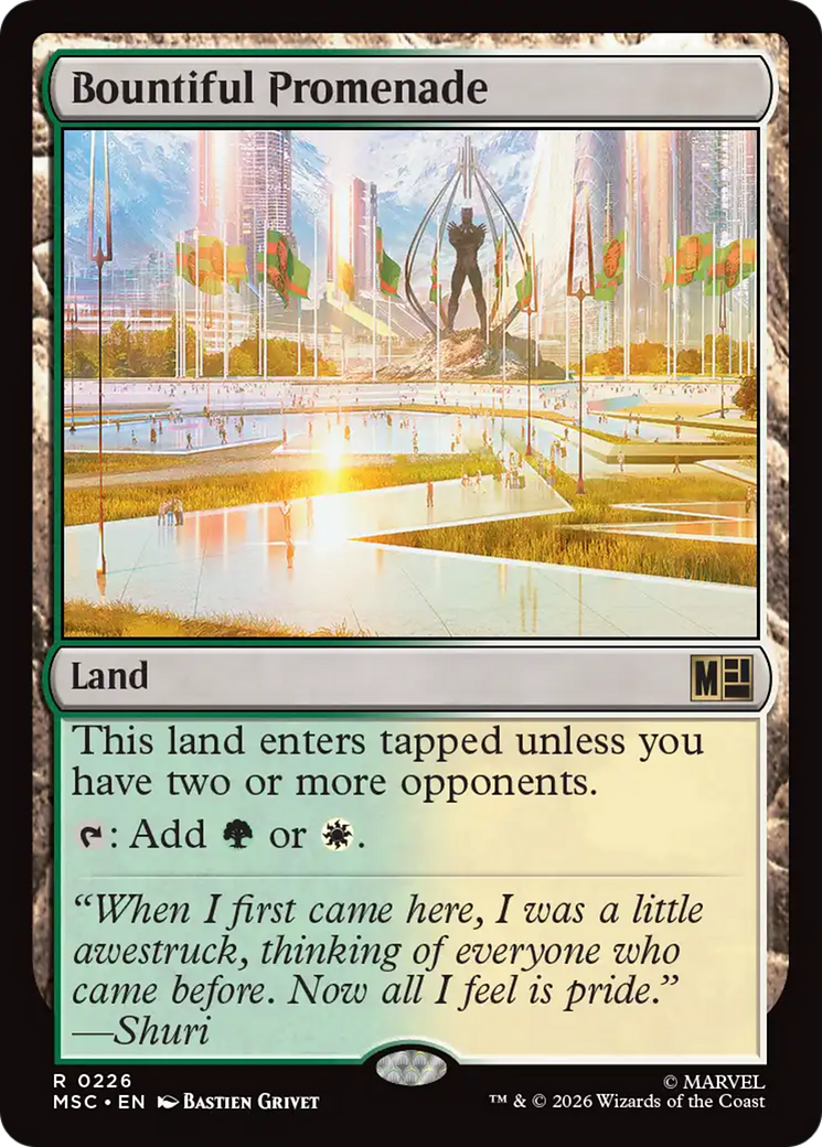 Bountiful Promenade [Marvel Super Heroes Commander] | Magic Magpie