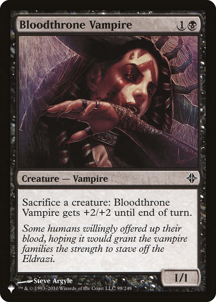 Bloodthrone Vampire [The List Reprints] | Magic Magpie