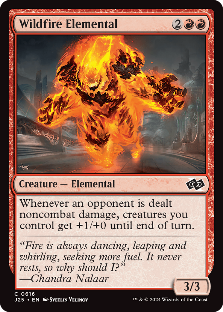 Wildfire Elemental [Foundations Jumpstart] | Magic Magpie