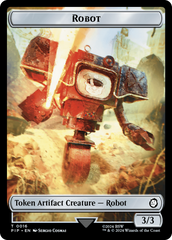 Treasure (0019) // Robot Double-Sided Token [Fallout Tokens] | Magic Magpie