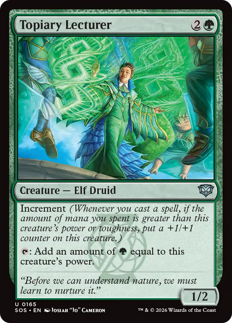 Topiary Lecturer [Secrets of Strixhaven] | Magic Magpie