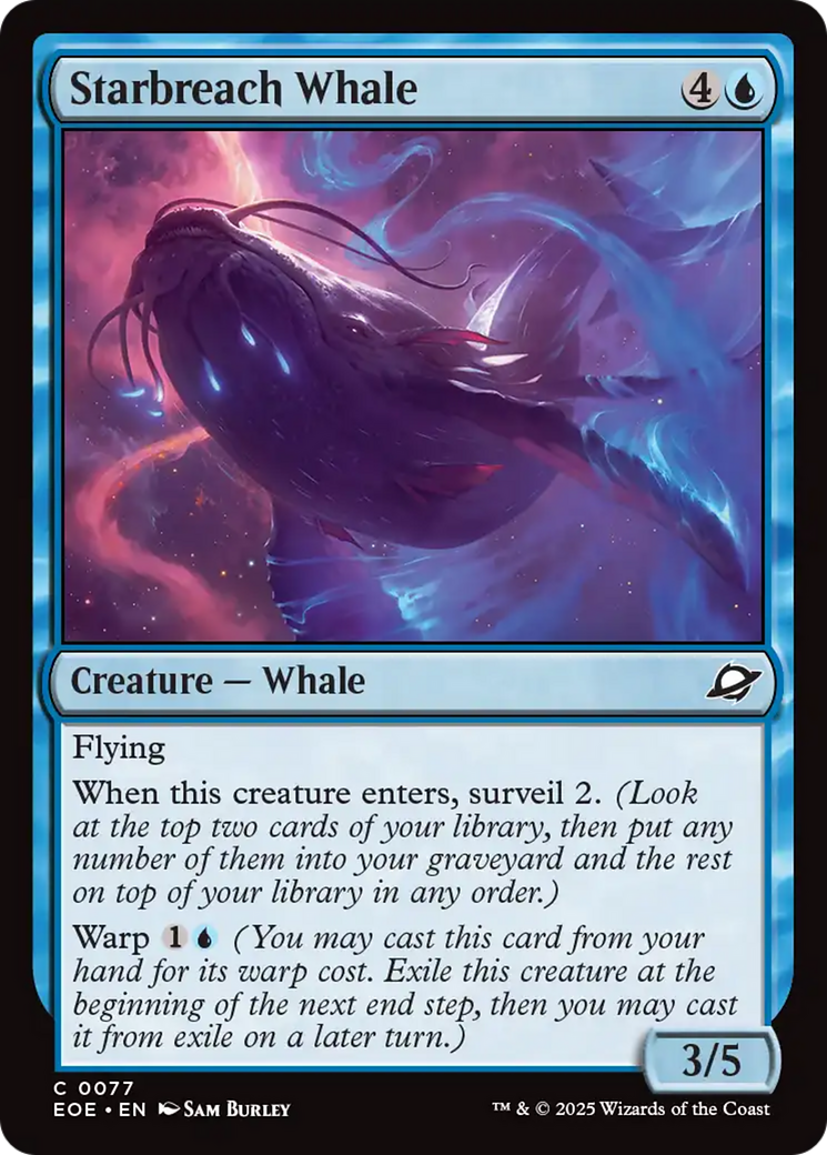 Starbreach Whale [Edge of Eternities] | Magic Magpie