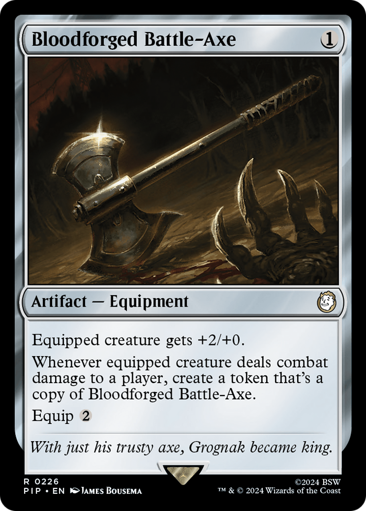 Bloodforged Battle-Axe [Fallout] | Magic Magpie