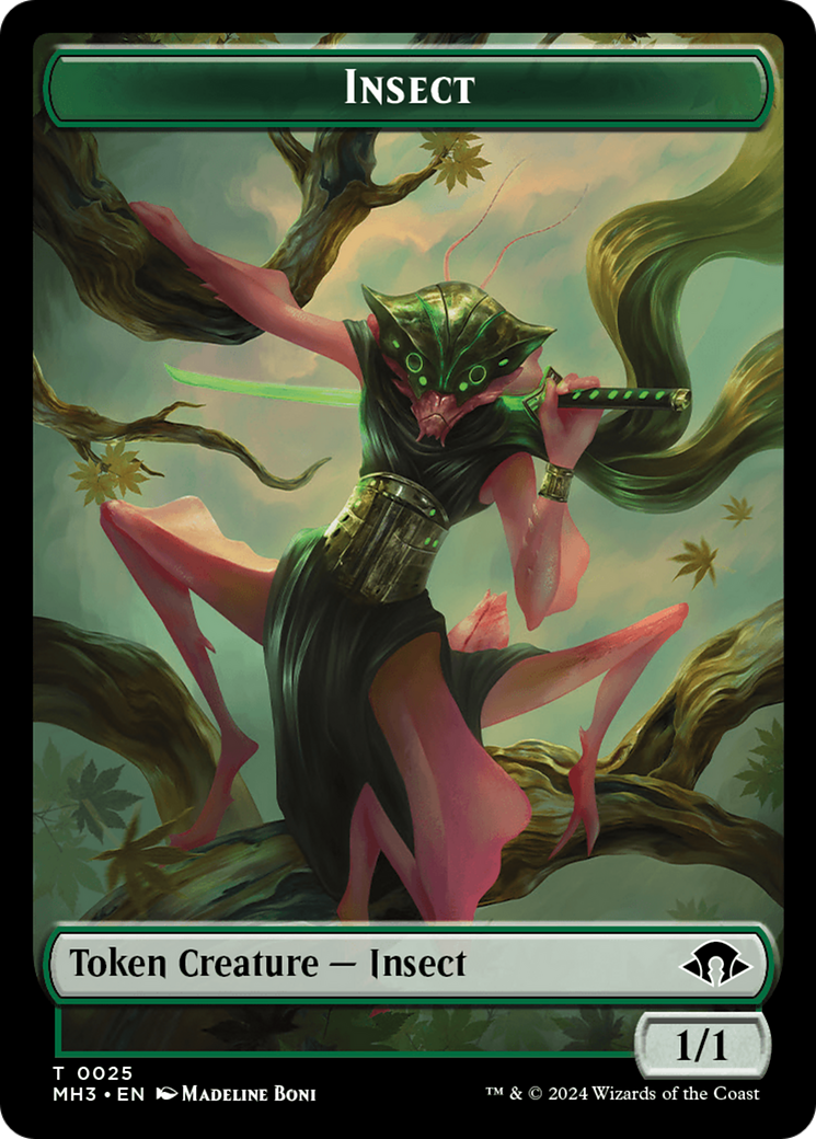 Insect Token (0025) [Modern Horizons 3 Tokens] | Magic Magpie