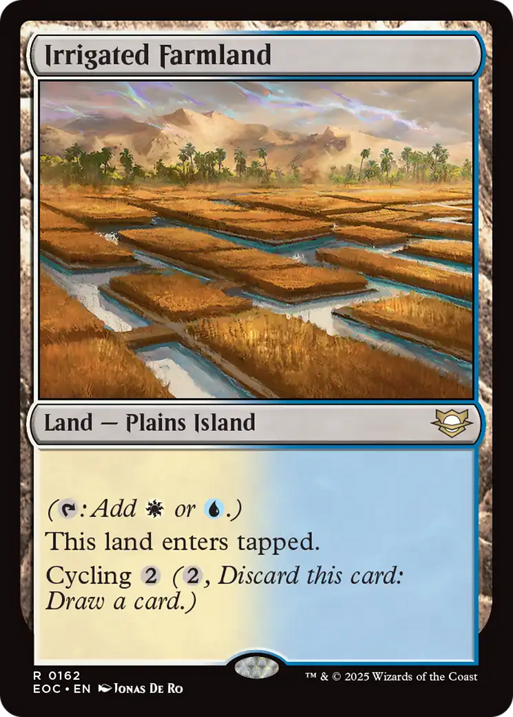 Irrigated Farmland [Edge of Eternities Commander] | Magic Magpie