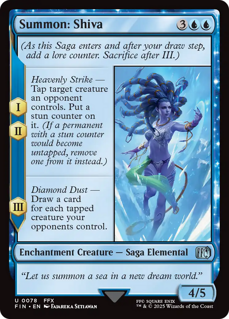 Summon: Shiva [FINAL FANTASY] | Magic Magpie