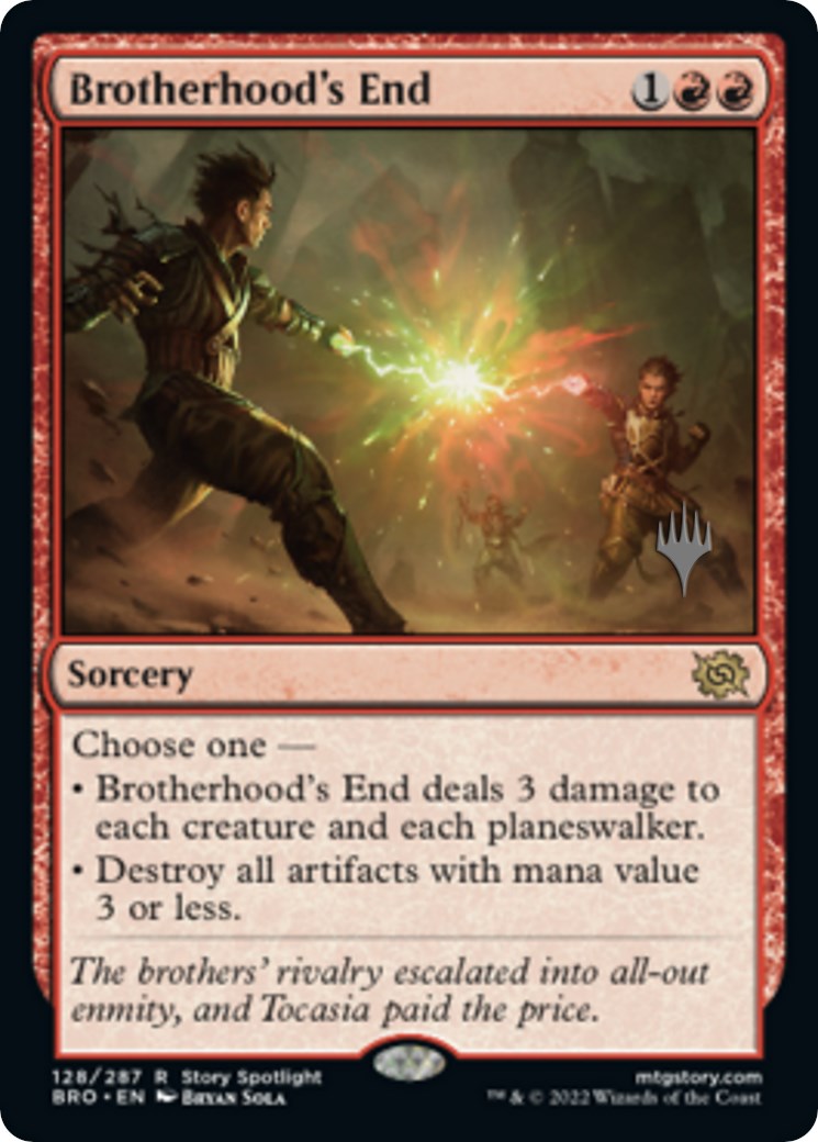 Brotherhood's End (Promo Pack) [The Brothers' War Promos] | Magic Magpie