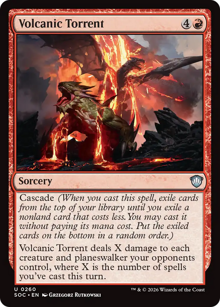 Volcanic Torrent [Secrets of Strixhaven Commander] | Magic Magpie