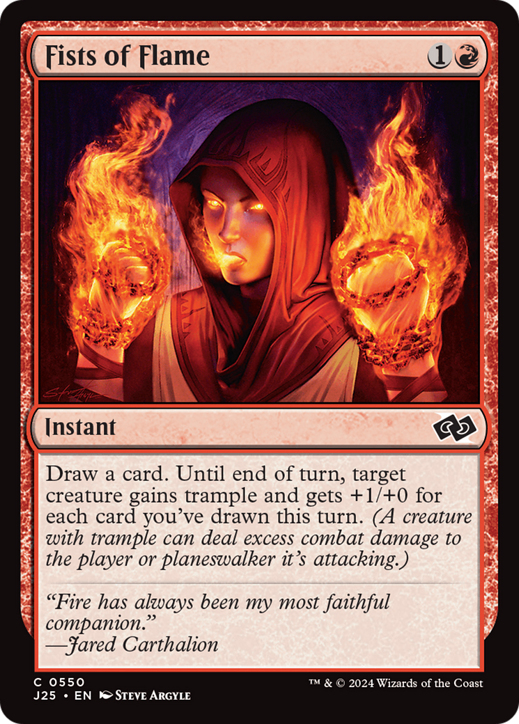 Fists of Flame [Foundations Jumpstart] | Magic Magpie