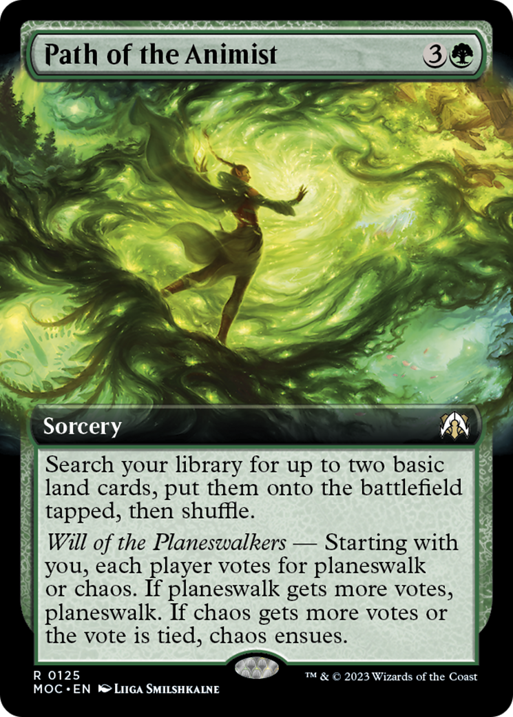 Path of the Animist (Extended Art) [March of the Machine Commander] | Magic Magpie