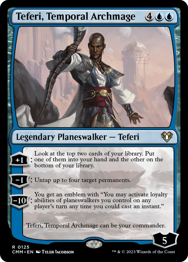 Teferi, Temporal Archmage [Commander Masters] | Magic Magpie